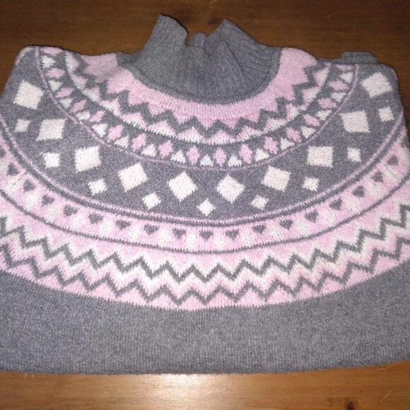 Tahari Sweaters - Tahari Fair Isle: Cozy For Fall Ladylike Details